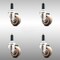Service Caster 3 Inch 316SS High Temp Glass Filled Nylon 1-1/8 Inch Expanding Stem Caster Set SCC-SS316EX20S314-GFNSHT-118-4 - alternate 3